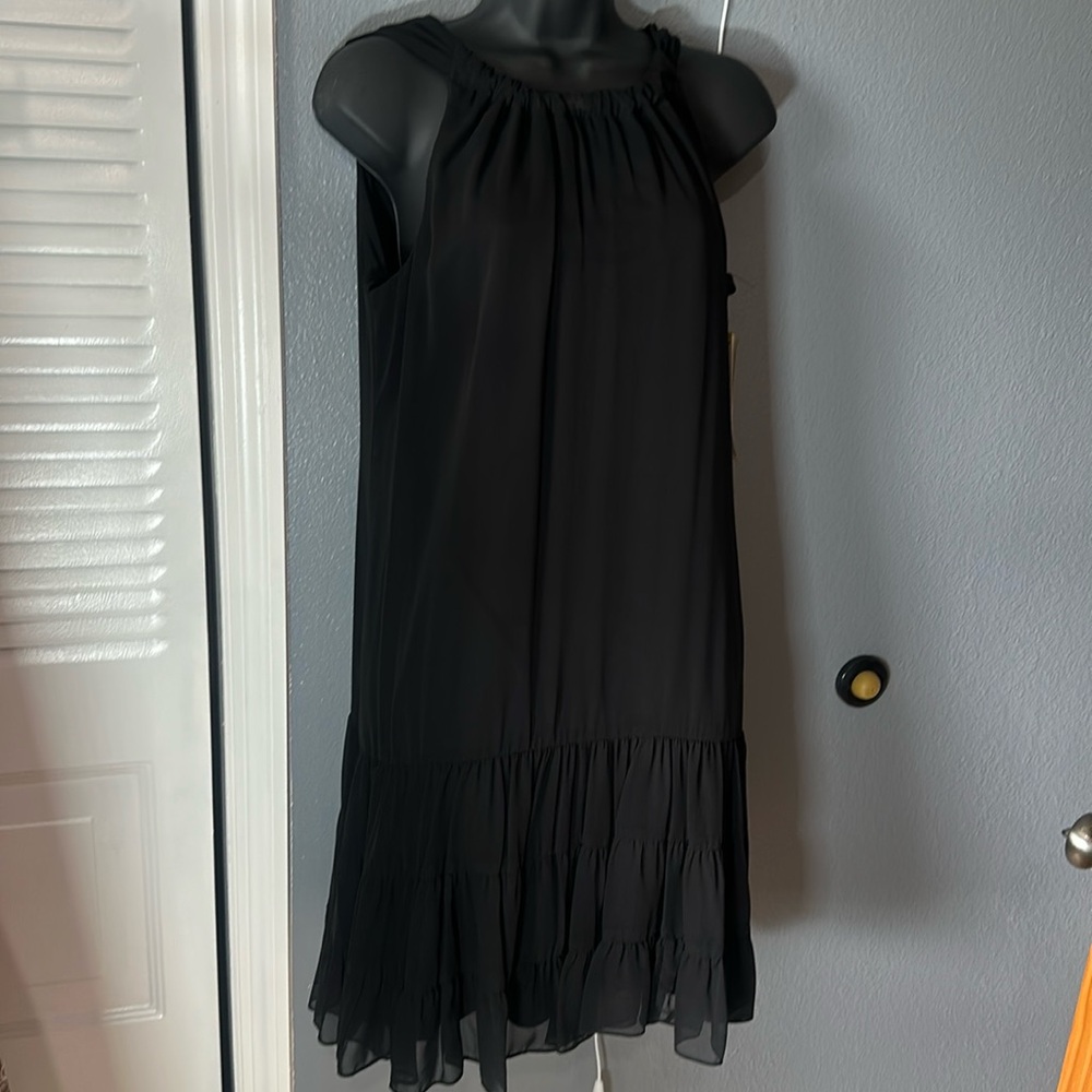 JBS Ltd Sheer Underlay Ruffle Dress
